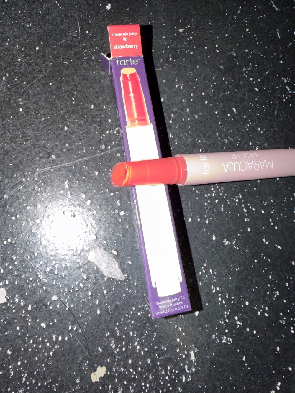 tarte Maracuja Juicy Lip Tint — Bright Strawberry Pink-Red